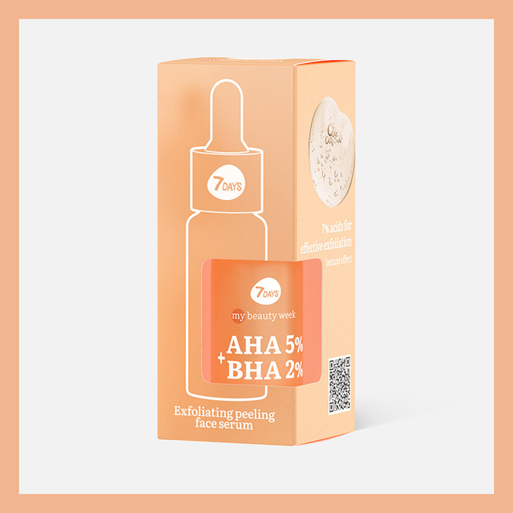 Exfoliating Peeling Face Serum AHA 5% + BHA 2%