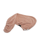 Hair Towel & Satin Pillow Case Set - Caramel 