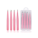 Pink Tweezers Set