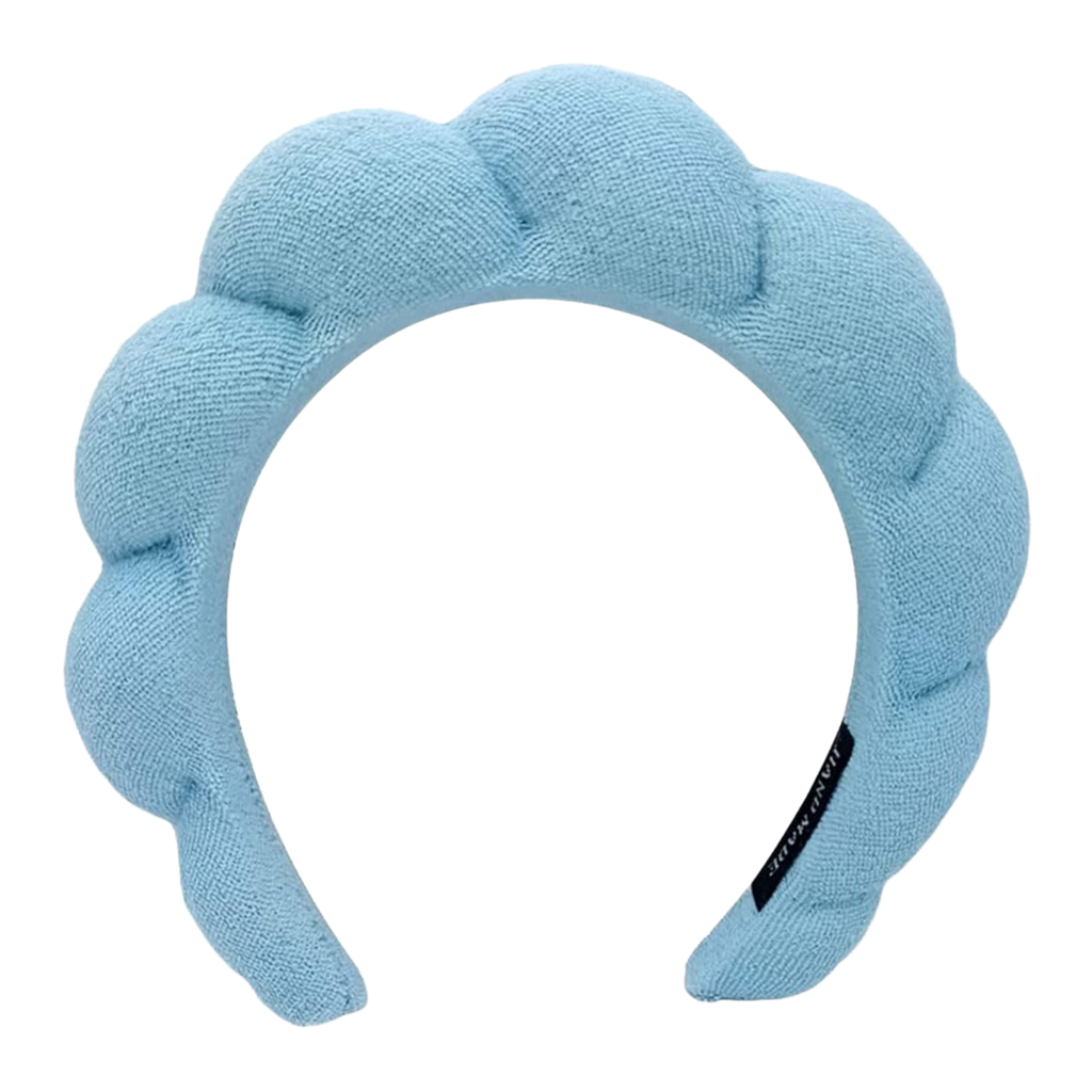 Spa Headband - Cotton Blue