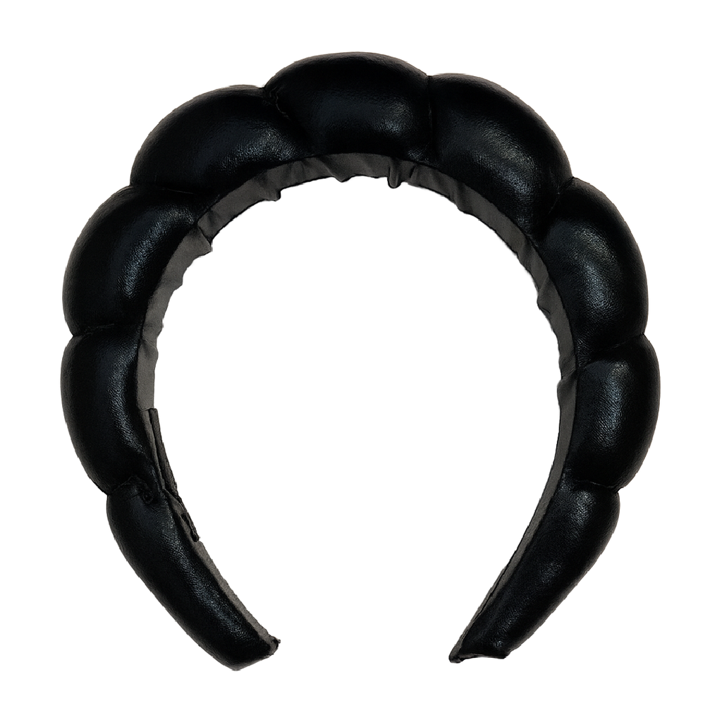 Spa Headband - Leather Black