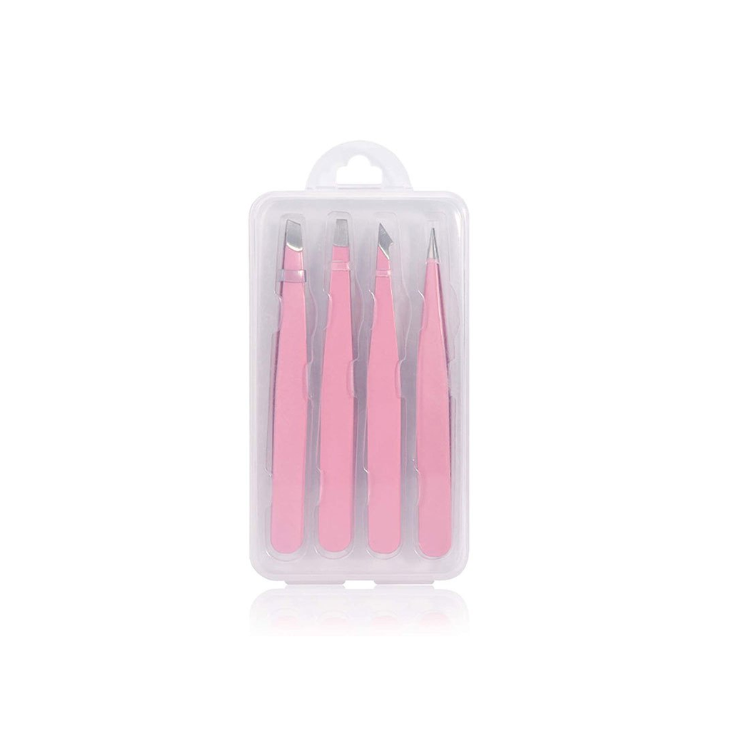 Pink Tweezers Set