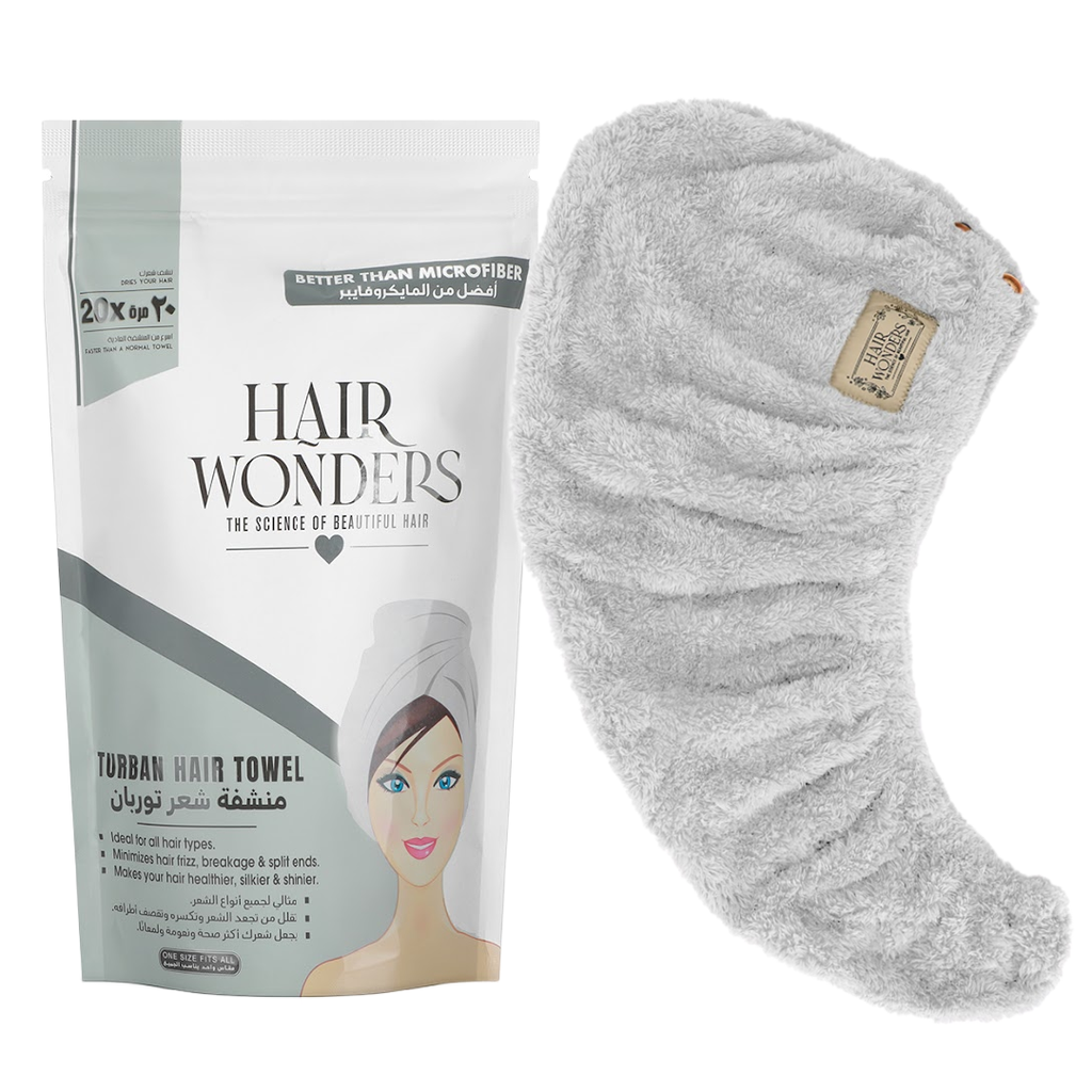 Turban Towel - Grey