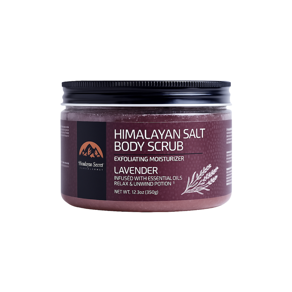 Himalayan Salt Body Scrub – Lavender