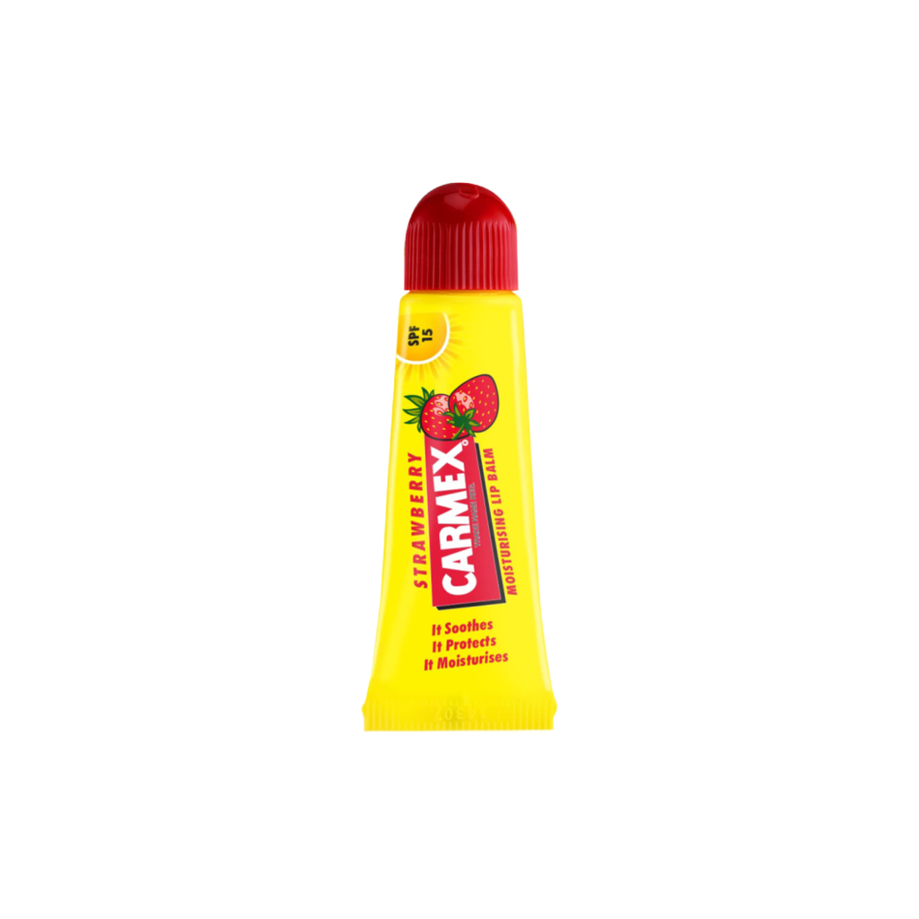 Carmex Strawberry Lip Balm Tube SPF 15 