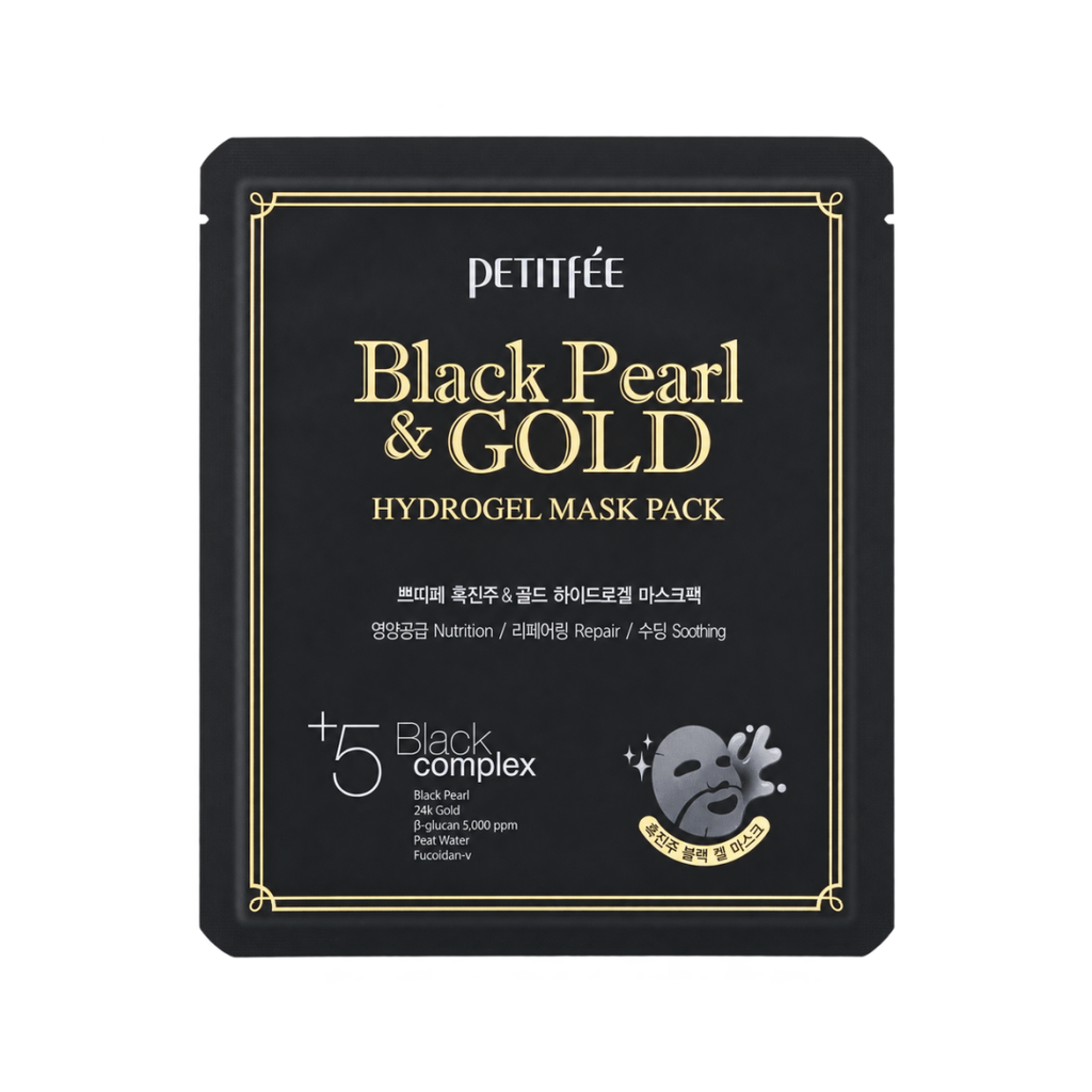 Black Pearl & Gold Hydrogel Mask