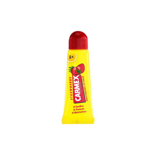 Carmex Strawberry Lip Balm Tube SPF 15 